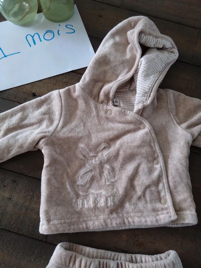 Ensemble bébé garçon 1 mois 59 cm - photo numéro 2
