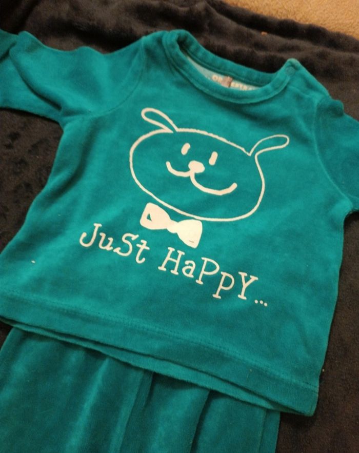 Pyjama 2 pièces de la naissance à 3mois - photo numéro 2