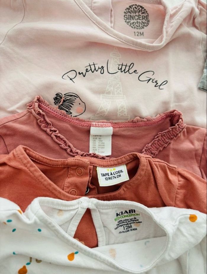 Lot t-shirt ML fille - photo numéro 2