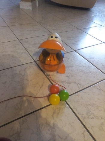 Jouet bébé "Fisher price Pélican musical à tirer"