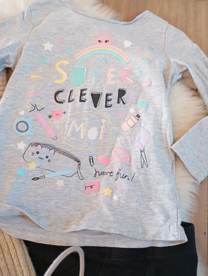 Gros Lot fille 💗 5 pièces  rentrée 2/4 ans h&m lupilu - photo numéro 10