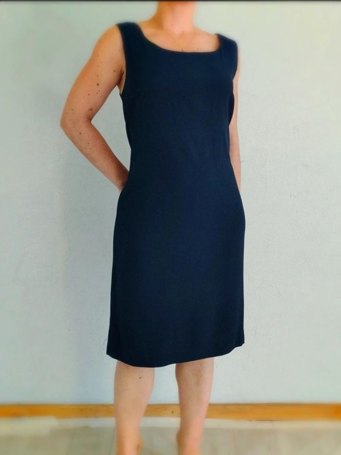 Robe chasuble - Bleu Marine - Duncan - IT 46 = FR 42 - Excellent État - photo numéro 2