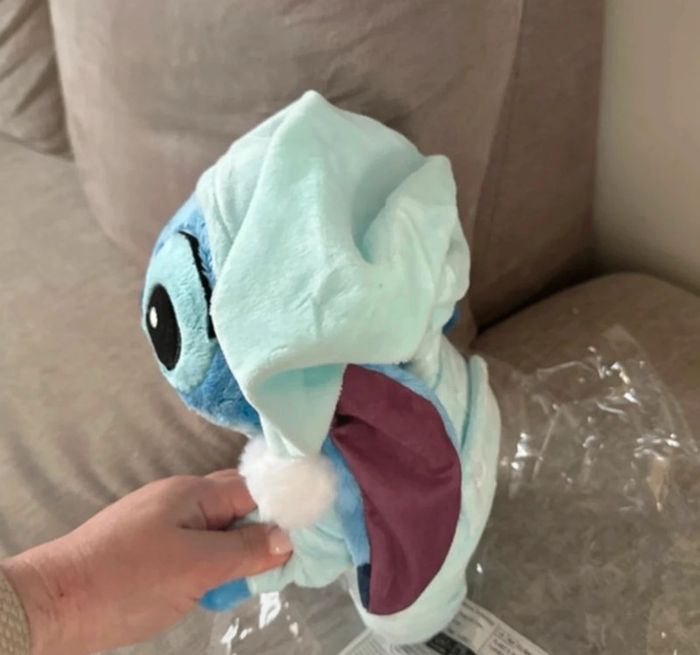 Peluche stitch en pyjama Disney - photo numéro 5