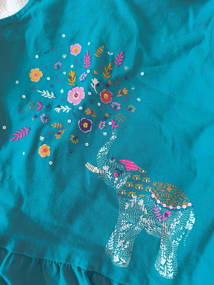 T-shirt turquoise Sergent major - photo numéro 2