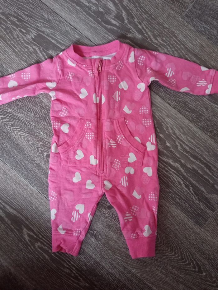 Grenouillère rose coeur 3 mois zeeman