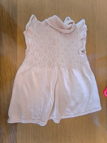 324709 robe MC beige fille 3 mois kiabi