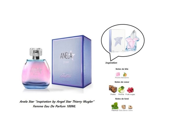 Anela Star "inspi Angel Star Thierry Mugler" Femme Eau De Parfum 100ML - photo numéro 2