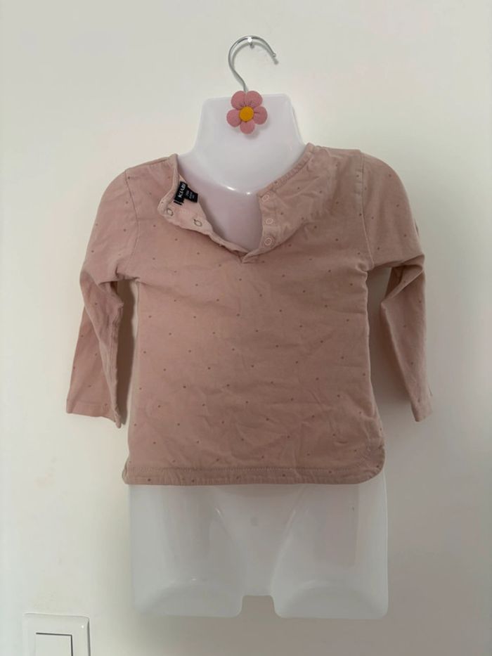 👕 T-shirt bébé fille KIABI - Taille 24 mois 👶 - photo numéro 2