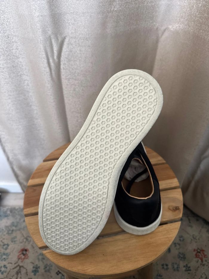 Baskets Le Coq Sportif noires en toile – Taille 42 neuves - photo numéro 7