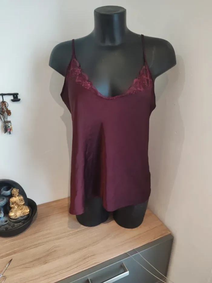T-shirt effet soie étam taille 40