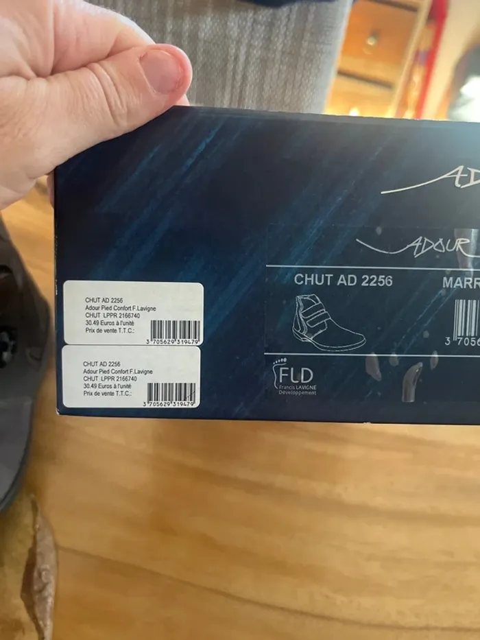 Paire chaussure confort sans lacet Lavigne - photo numéro 2