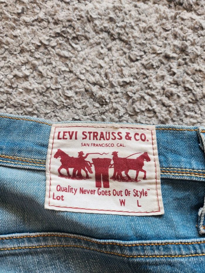 Jean Levi's Coupe droite Bleu clair Taille 42 - photo numéro 3