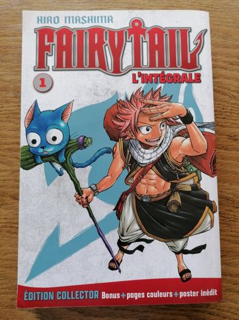 Fairy tail l'intégrale tome 1 de Hiro Mashima