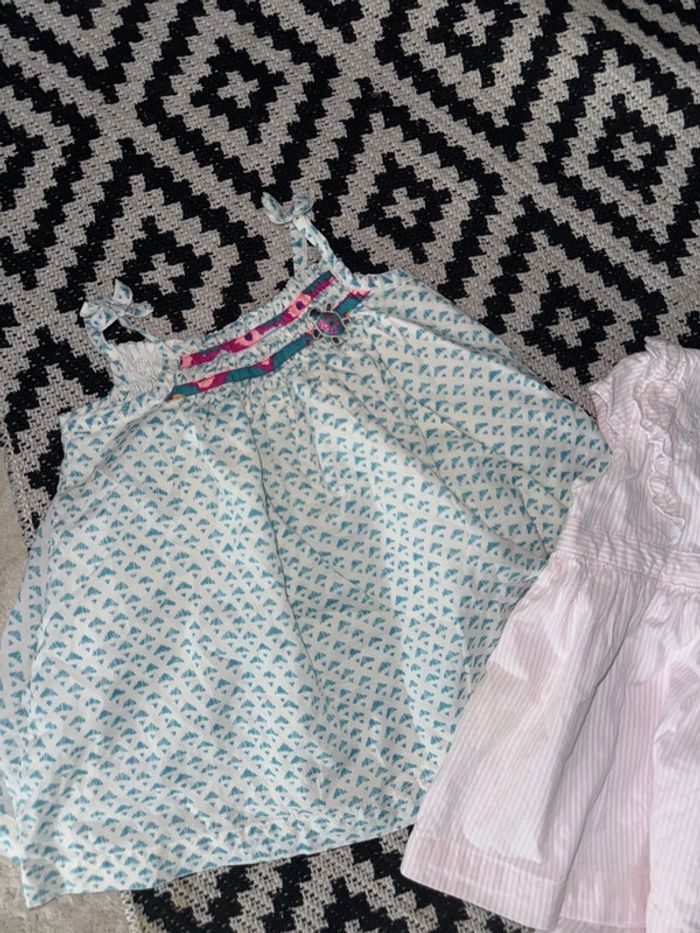 Lot deux jolies robes sergent major 6 mois - photo numéro 5