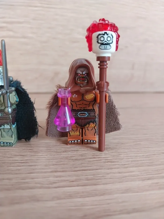 Figurines type lego 4 chefs guerriers orcs Warcraft - photo numéro 5