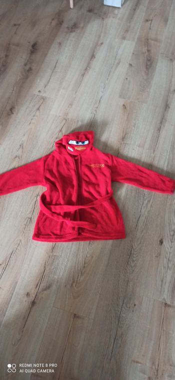 Peignoir cars 6 ans