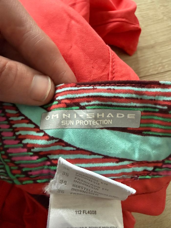 hort Columbia PFG – Corail & Motifs – Taille 34/36 S – Omni-Shade - photo numéro 6