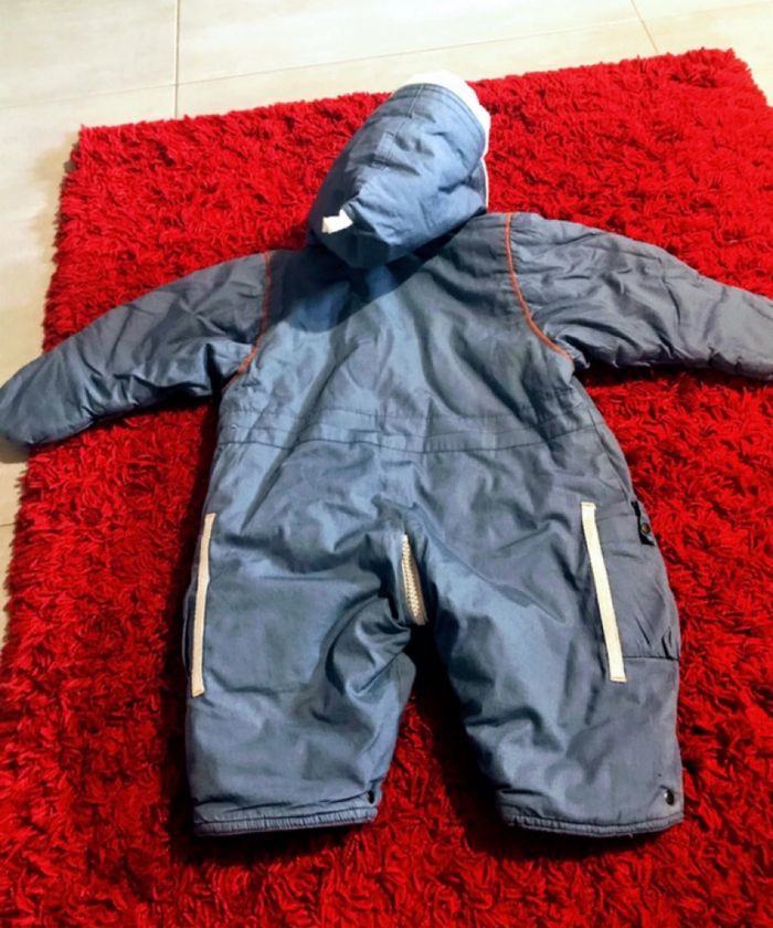 # combinaison chaude, veste hiver pour bébé 6 à 9 mois - photo numéro 3