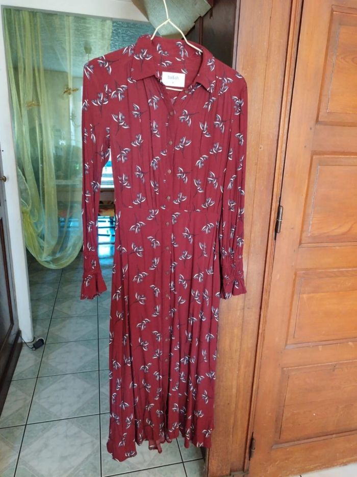 Robe Flore bordeaux Ba&sh XS/34 vintage Ba&sh Beebs by Kiabi