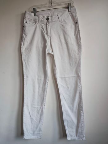 Pantalon blanc classique – Taille 36 – Sans marque