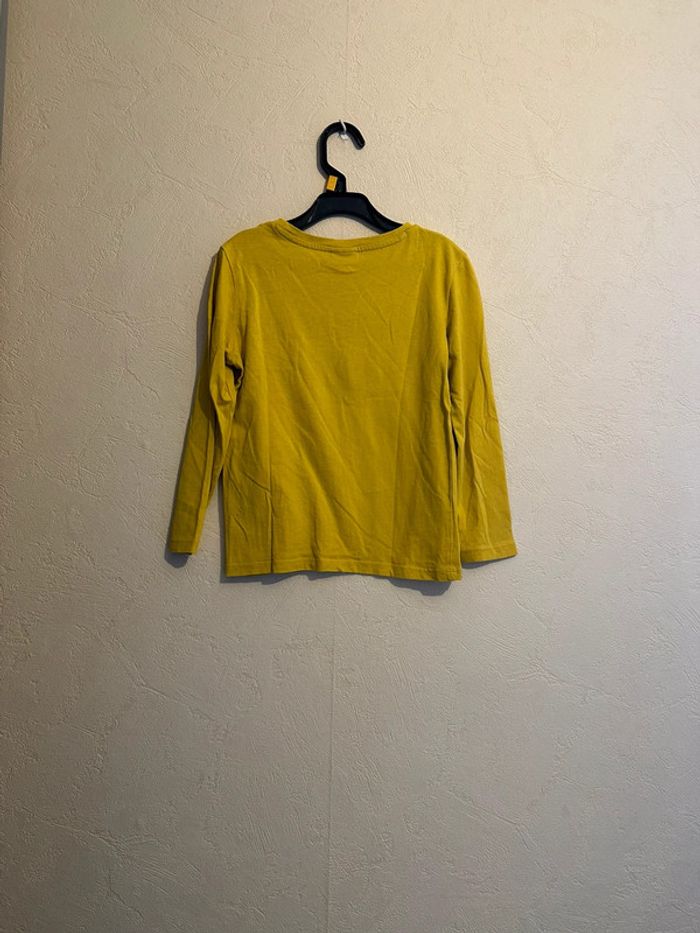 T-shirt jaune en coton manches longues imprimée garçon 6 ans Sergent major - photo numéro 6