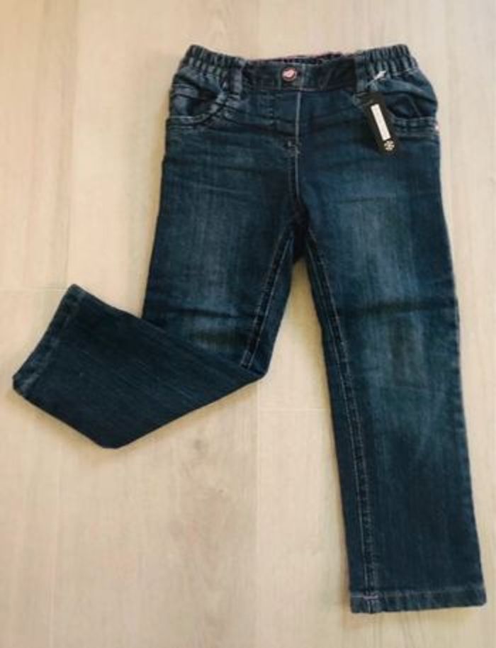 Jeans fille 3 ans 98 cm pantalon hiver chaud - photo numéro 5
