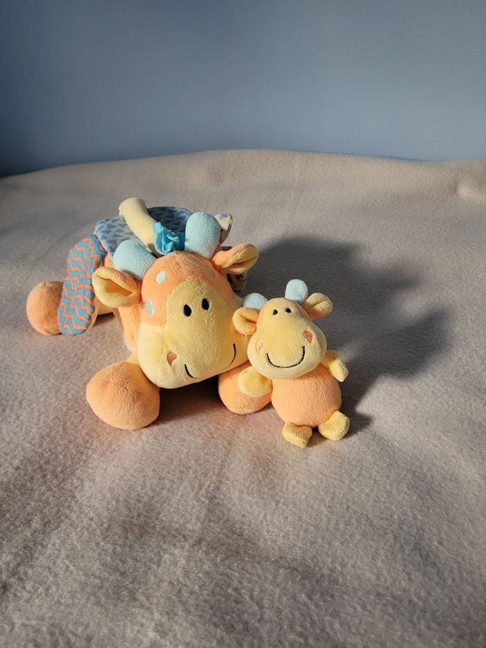 Doudou Sac Jeu D'Éveil Cachette Vache