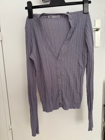 Gilet Zara violet Taille L