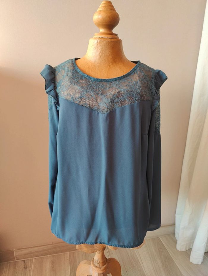 Blouse avec dentelle