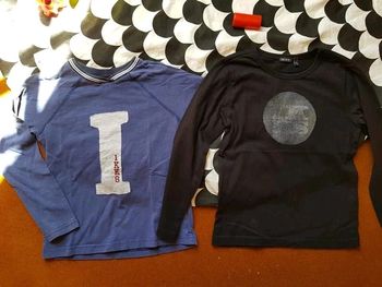 Lot de 2 tee shirts ikks manches longues garçon 6ans