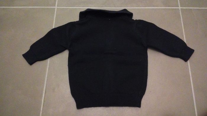 Gilet Zippe bleu marine T6M - photo numéro 3