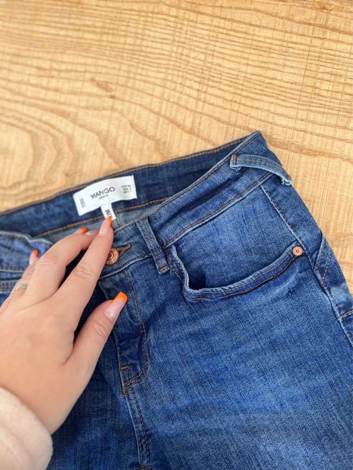 Jean brut skinny destroy mango strech fille femme ado 34 XS 14 ans - photo numéro 2