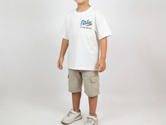 T shirt blanc Conseil Général Taille 150 B§C Neuf - photo numéro 1