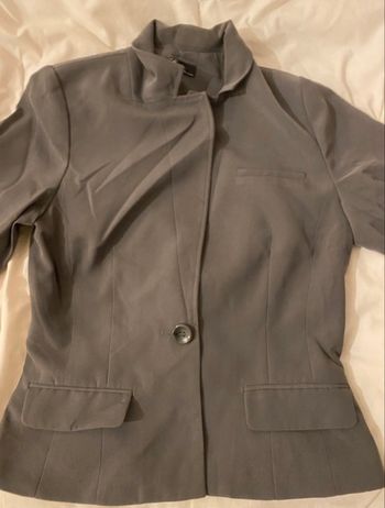 Veste blaser grise 