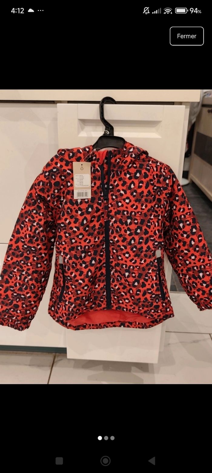 Manteau de ski petite fille