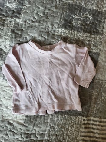 Tee shirt rose bébé fille
