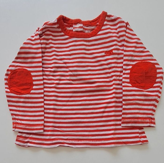 Lot de 4 tee-shirts manches longues Kiabi 12 mois - photo numéro 8