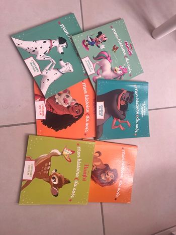 Lots de 6 livre Disney 