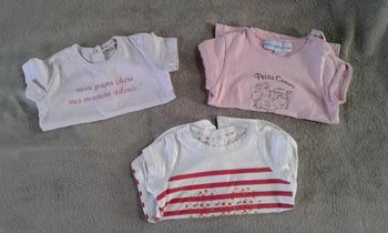 T-shirt manches courtes bébė fille 6 mois