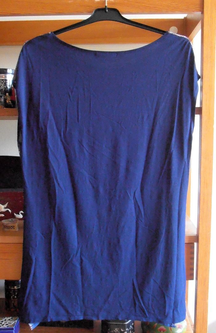 Blouse femme, tunique, Camaïeu, taille XL 42, bohème/orientale - photo numéro 4