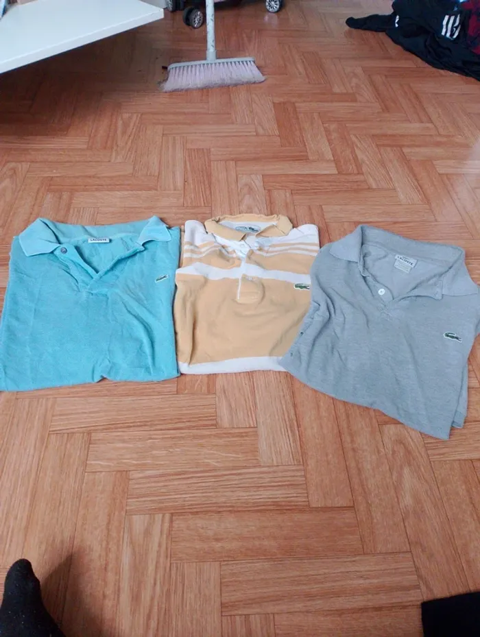 Lot de 3 Polos Lacoste - Taille L - photo numéro 2