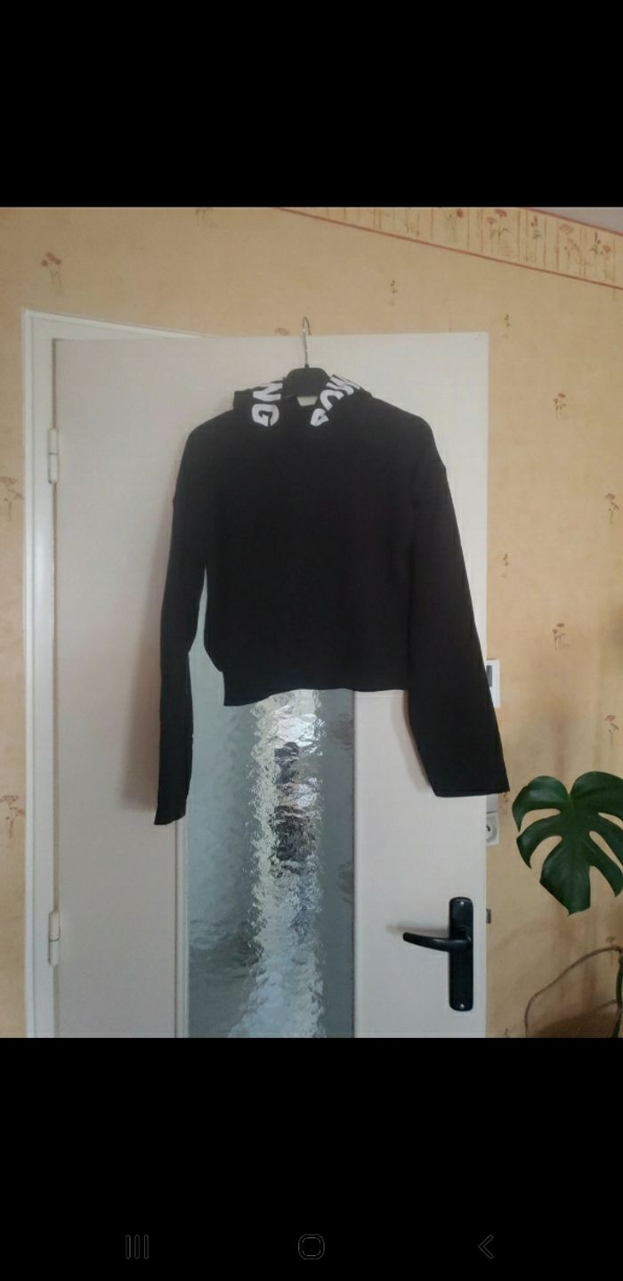 sweat fille a capuche