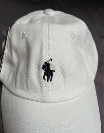 Casquette Ralph Lauren blanche 