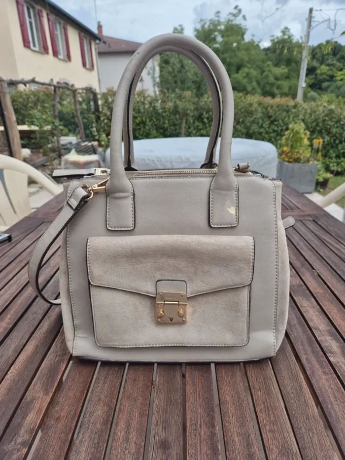 Sac à main taupe Parfois Bon etat - photo numéro 4