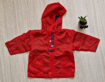 Coupe-vent rouge - Taille 18 mois
