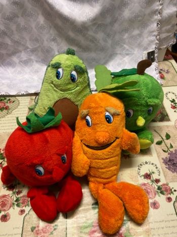 Peluche légumes le lots