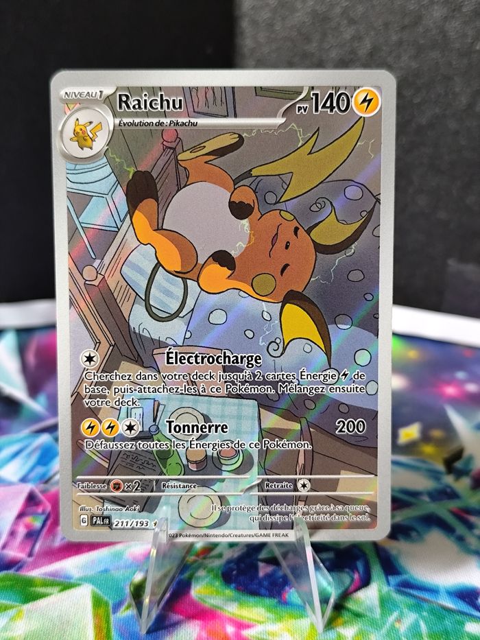 Carte pokémon neuve 🇨🇵 Raichu 211/193 Évolution à Paldéa