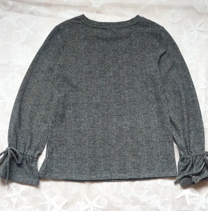 Pull décontracté Gris à motifs Prince de Galles doux C&A