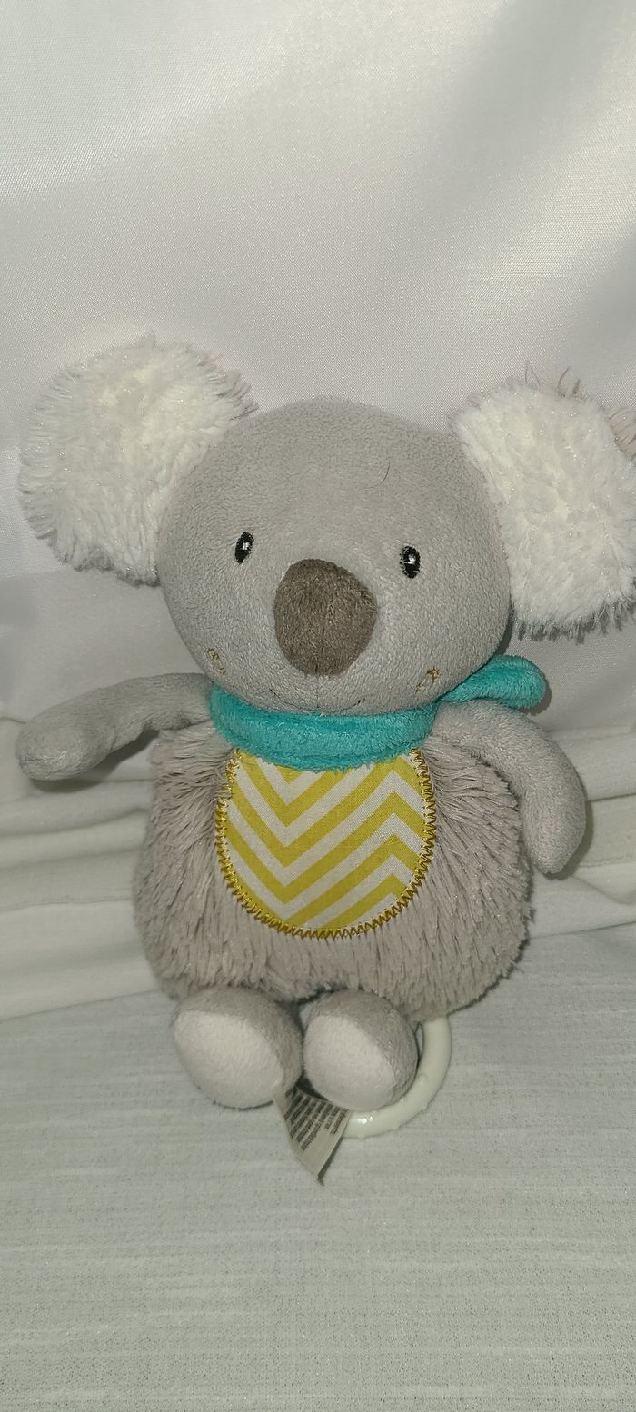 DOUDOU PELUCHE KOALA TIGEX MUSICAL JOUET BEBE NAISSANCE BOITE A MUSIQUE