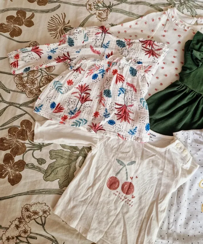 Lot 5 tee-shirt manches longues - photo numéro 2